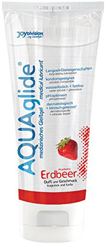 AQUAglide Erdbeer-Gleitmittel - 100 ml