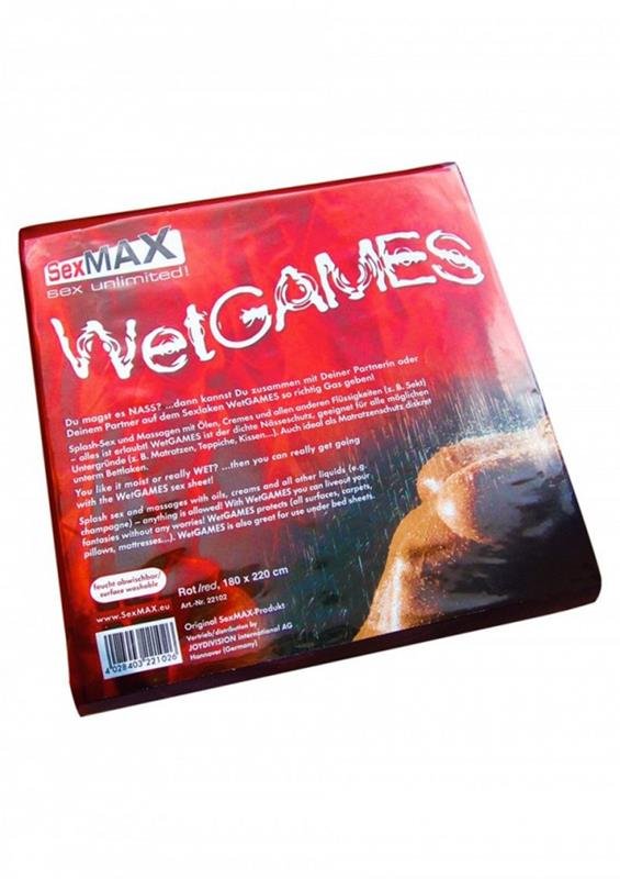 SexMAX WetGAMES Vinylfolie 180 x 220 cm - rot