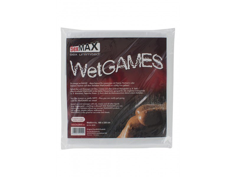SexMAX WetGAMES Vinylfolie 180 x 220 cm - wei&szlig;