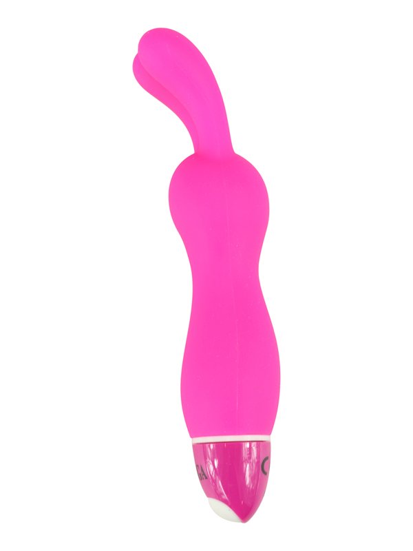 Hautfreundlicher Vibrator aus Silikon in Pink