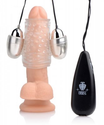 Dual Vibrationen Penis H&uuml;lle