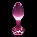 Dildo aus Glas in Pink Icicles No 48