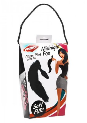 Midnight Fox Buttplug aus Glas für Ponyplay