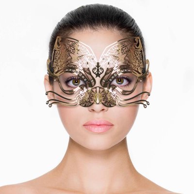 EasyToys &ndash; Durchbrochene venezianische Maske in Gold