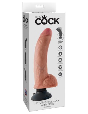 King Cock realistischer Vibrator - 26 cm