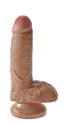 King Cock Dildo mit Hoden - 20 cm