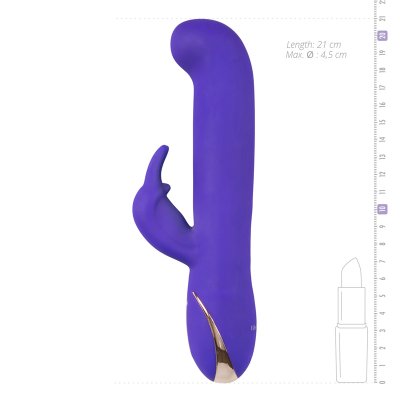Rabbit Gesture Silikon-Vibrator - Lila