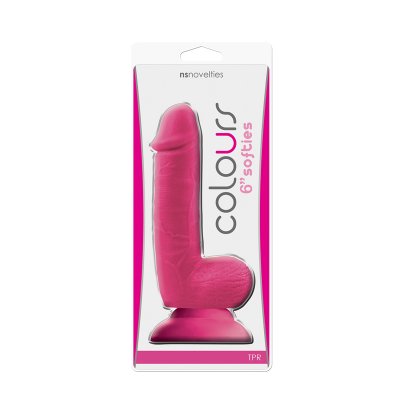 Colours Softies 6 Zoll Dildo Pink