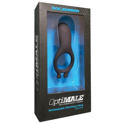 Rechargeable Vibrating C-Ring - schwarz