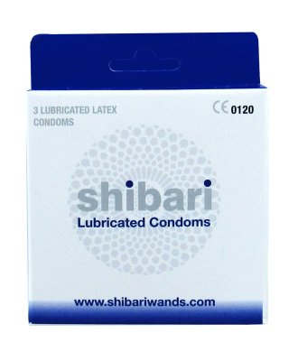 Shibari Kondome beschichtet - 3 Stück