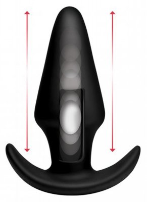 Thump-It Curved Buttplug aus Silikon - Gro&szlig;