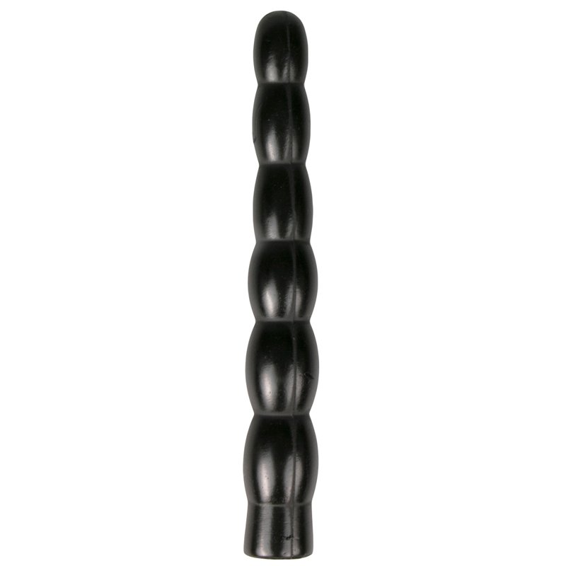 All Black Dildo 31,5 cm in Schwarz