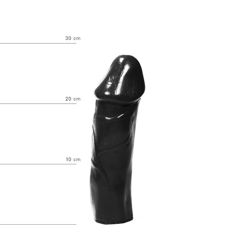 Realistischer Dildo in Schwarz – All Black