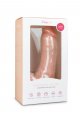 Realistischer hautfarbener Dildo - 20 cm