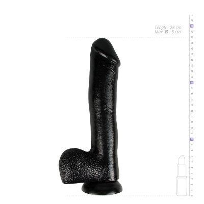 Mighty Midnight 10 Inch Zoll Dildo with Suction Cup