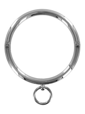 Halsband aus Stahl mit Ring