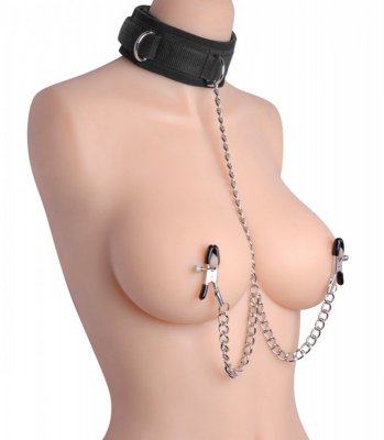 Submission Collar And Nipple Clamp Union