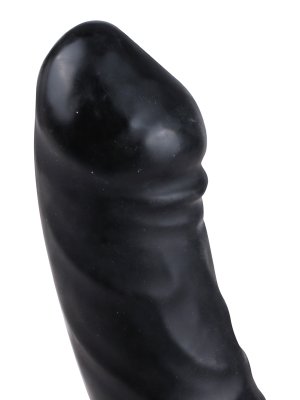Switch Umschnall-Penis aus schwarzem Gleit-Latex