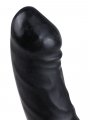 Switch Umschnall-Penis aus schwarzem Gleit-Latex